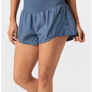 NWT FP Movement Women's Carpe Diem Shorts Blue Stone Skylight Size XL
